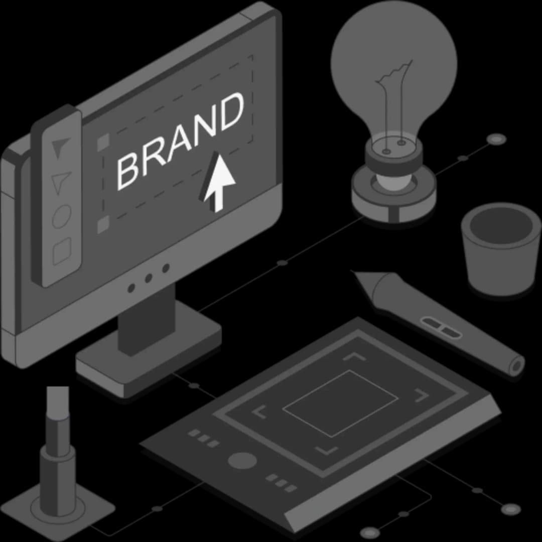 Brand customization tools illustration